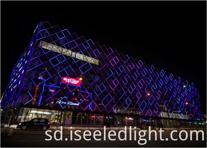 DMX RGB digital tube facade lighting